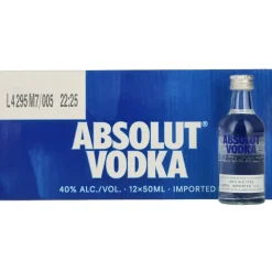 Absolut Vodka 40% vol 12 x 0,05 l