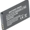 AccuCell Akku passend für Doro Primo 368, Maße 53,1x33,8x5,4mm, Li-ion Doro RCBNTC05, 3,7V, 1000mAh, 3,7Wh