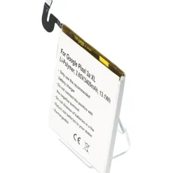 AccuCell Akku passend für Google Pixel 3a XL, Li-Polymer, 3,85V, 3400mAh, 13,1Wh, built-in, ohne Werkzeug