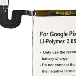 AccuCell Akku passend für Google Pixel 3a XL, Li-Polymer, 3,85V, 3400mAh, 13,1Wh, built-in, ohne Werkzeug