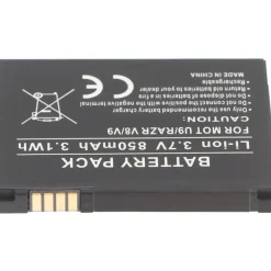 AccuCell Akku passend für Motorola U9, RAZR V8, V9, SNN5805, CFNN7013AA, BX50, BX40