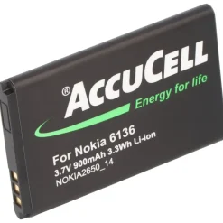 AccuCell Akku passend für Nokia 6101, BL-4C