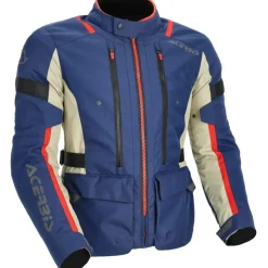 Acerbis X-Travel 2.0 Textiljacke Blau/Beige/Rot L