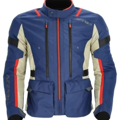 Acerbis X-Travel 2.0 Textiljacke Blau/Beige/Rot L