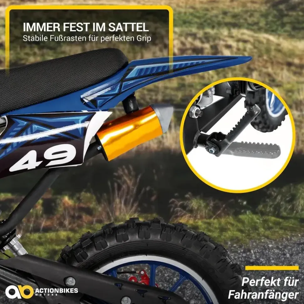ACTIONBIKES MOTORS Crossbike Delta 49 cc 2-takt blau PM0001387-04