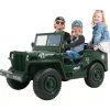 ACTIONBIKES MOTORS Jeep Willys Kinder Elektroauto grün