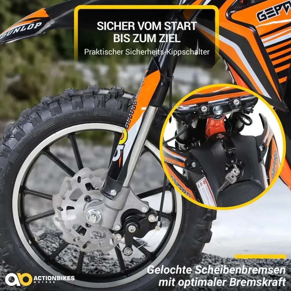 ACTIONBIKES MOTORS Mini Crossbike Gepard orange (PR0018560-04)