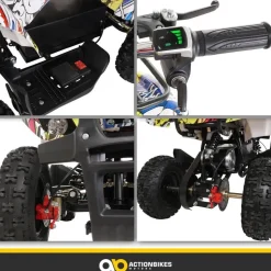 ACTIONBIKES MOTORS Torino Elektro Kinderquad schwarz (1000 Watt)