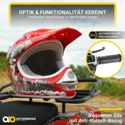 ACTIONBIKES MOTORS Torino Elektro Kinderquad schwarz (1000 Watt)