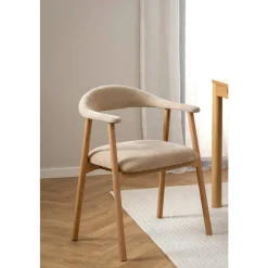Actona Esszimmerstuhl Addi Polyester beige 2er Set