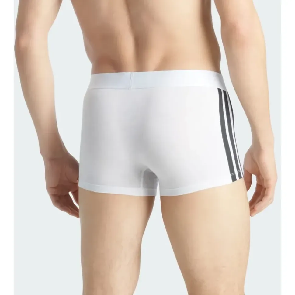 adidas Active Flex Cotton 3 Stripes Boxershorts Schwarz/Weiß XL 2er Pack