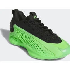 adidas Herren Basketballschuhe Anthony Edwards 1 Low Kids, Größe 38 2⁄3 in Grün LUCLIM/AURINK/CBLACK