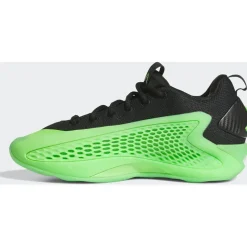 adidas Herren Basketballschuhe Anthony Edwards 1 Low Kids, Größe 38 2⁄3 in Grün LUCLIM/AURINK/CBLACK