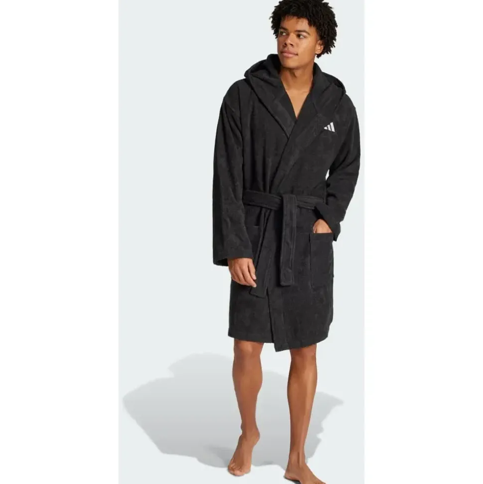 adidas Hooded Bademantel Black M