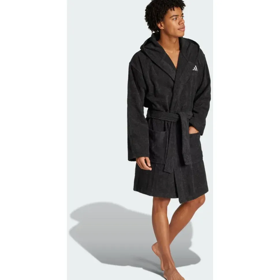 adidas Hooded Bademantel Black M