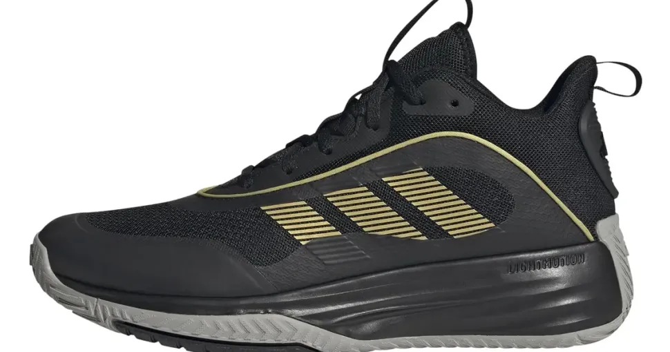 adidas Own The Game 3 Core Black / Gold Met / Mgh Solid Grey 44 2/3