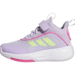 adidas Ownthegame 3.0 Schuhe Basketball, Ice Lavender/Lucid Lemon/Powder Plum, 38 EU Child, Ice Lavender Lucid Lemon Powder Plum, 5 UK Child