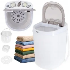 Adler AD 8055 Camping-Waschmaschine Toplader (3 kg)