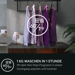 AEG LWR8WI7680 Serie 8000 Waschtrockner (8 kg / 4 kg, 1600 U/min)