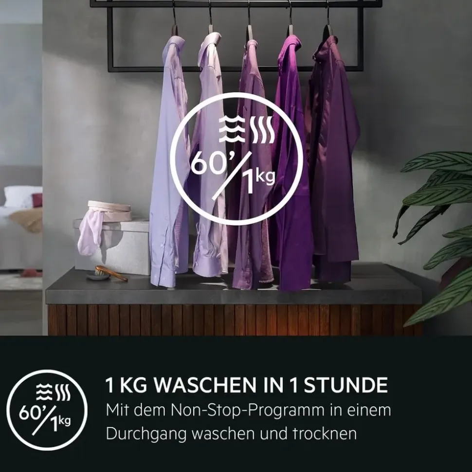 AEG LWR8WI7680 Serie 8000 Waschtrockner (8 kg / 4 kg, 1600 U/min)