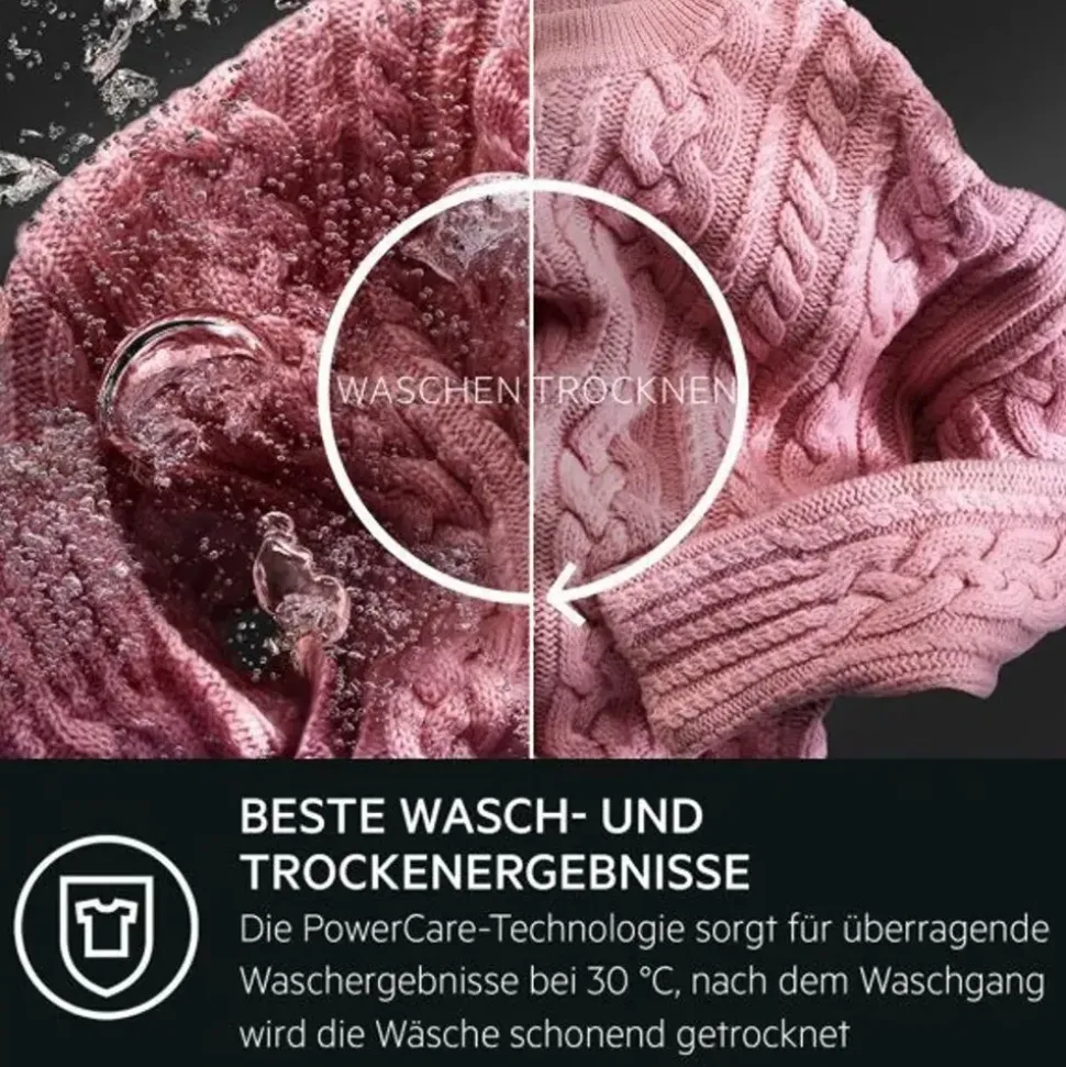 AEG LWR8WI7680 Serie 8000 Waschtrockner (8 kg / 4 kg, 1600 U/min)
