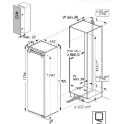 AEG NAB7N181EC Einbau NoFrost Weiß