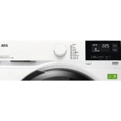 AEG TR8HGBG8B, Freistehend, Frontlader, Wärmepumpe, Weiß, Schwarz, 118 l - Weiß