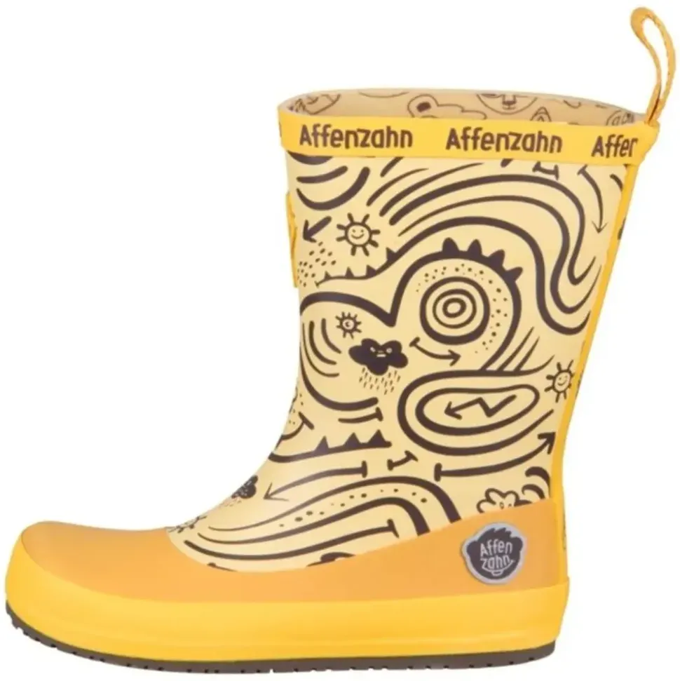 Affenzahn Plashy Gummistiefel Tiger Gelb 31
