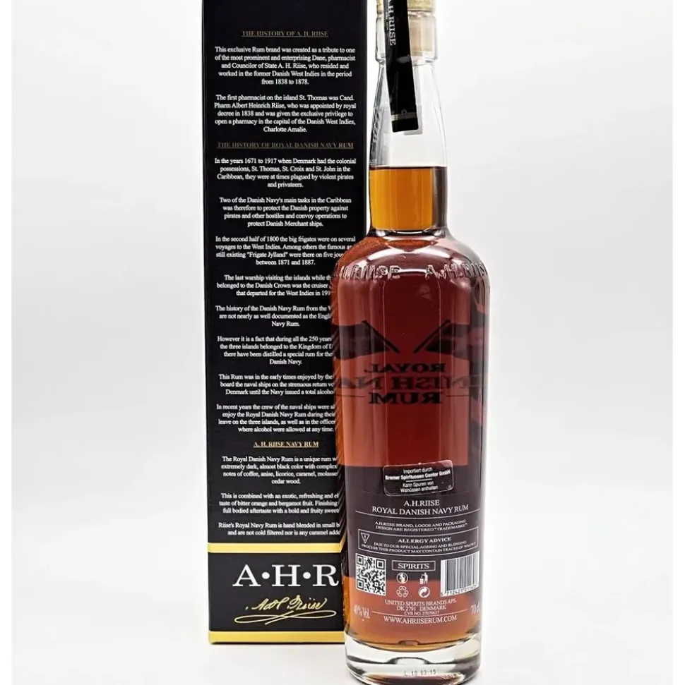 A.H. Riise Royal Danish Navy 40% vol 0,7 l Geschenkbox
