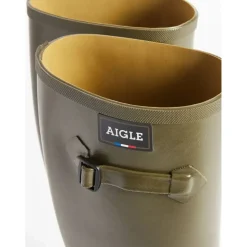Aigle Cessac Gummistiefel Khaki 44