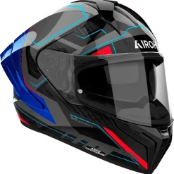 Airoh Matryx Rocket Blau/Rot XXL