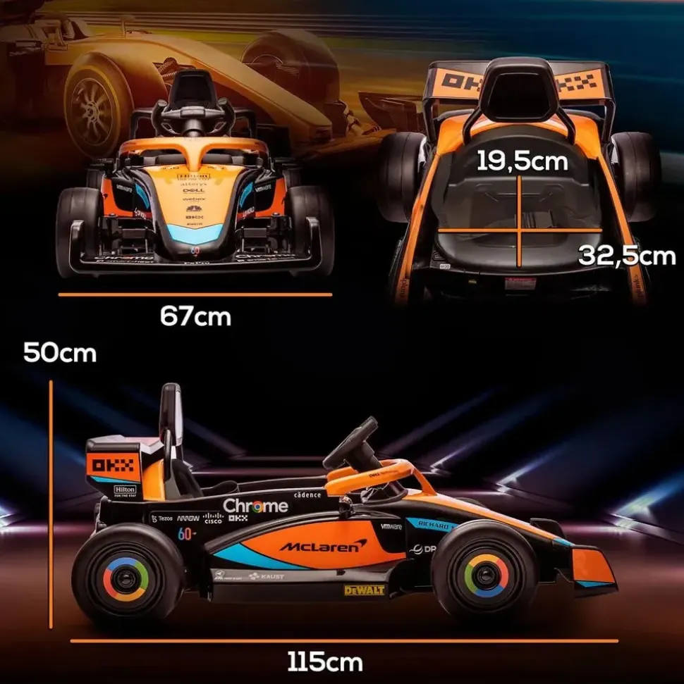 aiyaplay Elektroauto 12V orange (1-tlg)