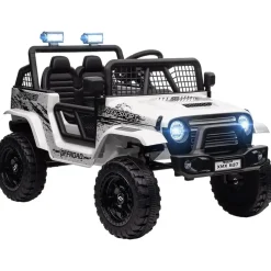 aiyaplay Kinder Elektroauto Geländewagen weiß (1-tlg)
