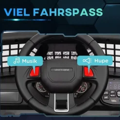 aiyaplay Kinder Elektroauto Geländewagen weiß (1-tlg)