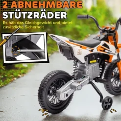 aiyaplay Kinder Elektro-Motorrad 12V orange (1-tlg)