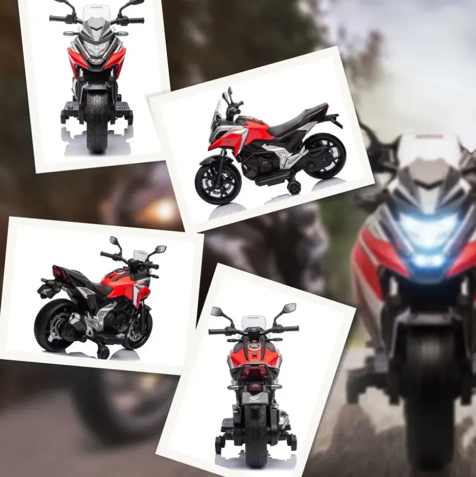 aiyaplay Kinder Elektro-Motorrad 12V rot (1-tlg)