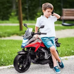 aiyaplay Kinder Elektro-Motorrad 12V rot (1-tlg)