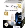 aktivmed GlucoCheck GOLD Blutzuckerteststreifen 25 st
