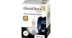 aktivmed GlucoCheck GOLD Blutzuckerteststreifen 25 st
