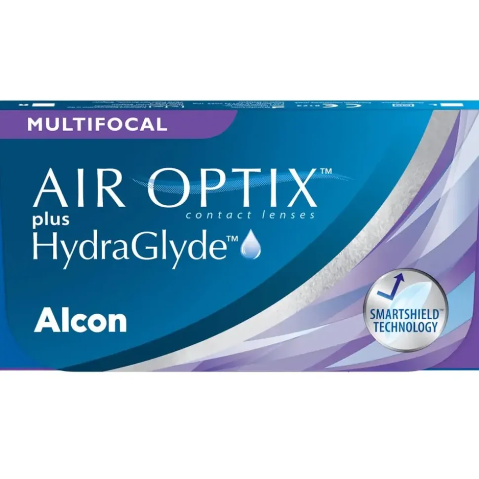 Alcon Air Optix plus HydraGlyde Multifocal 3 St. / 8.60 BC / 14.20 DIA / -4.25 DPT / Low ADD