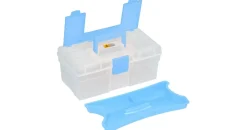 Allit Aufbewahrungskoffer McPlus Clear 12,5 ohne Inhalt blau 4,9 l