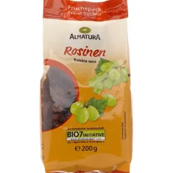 Alnatura Bio Rosinen Trockenfrüchte 200,0 g, 1 St.