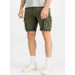 Alpha Industries Crew Patch Kurze Hose Dark Olive 31