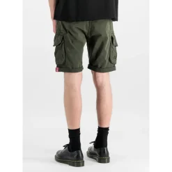 Alpha Industries Crew Patch Shorts - Blau,Gelb,Weiß,Grau - 31/31,31