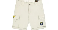 Alpha Industries Herren Crew Patch Shorts, Stone, 36