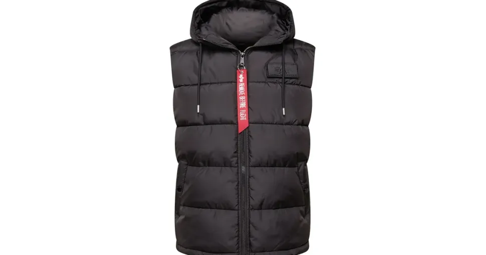 Alpha Industries Hooded Puffer Vest FD Schwarz XL