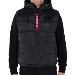 Alpha Industries Hooded Puffer Vest FD Schwarz XL