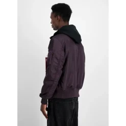 Alpha Industries MA-1 D-Tec SE Jacke Plum 2XL