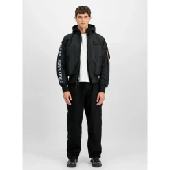 Alpha Industries MA-1 D-Tec SE Jacke Black/Reflective M