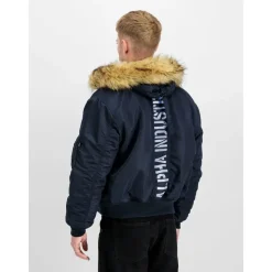 Alpha Industries 45P Hooded Custom blau 3XL